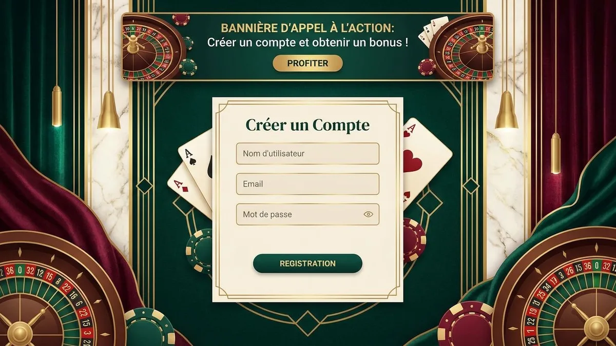 Inscription avec bonus